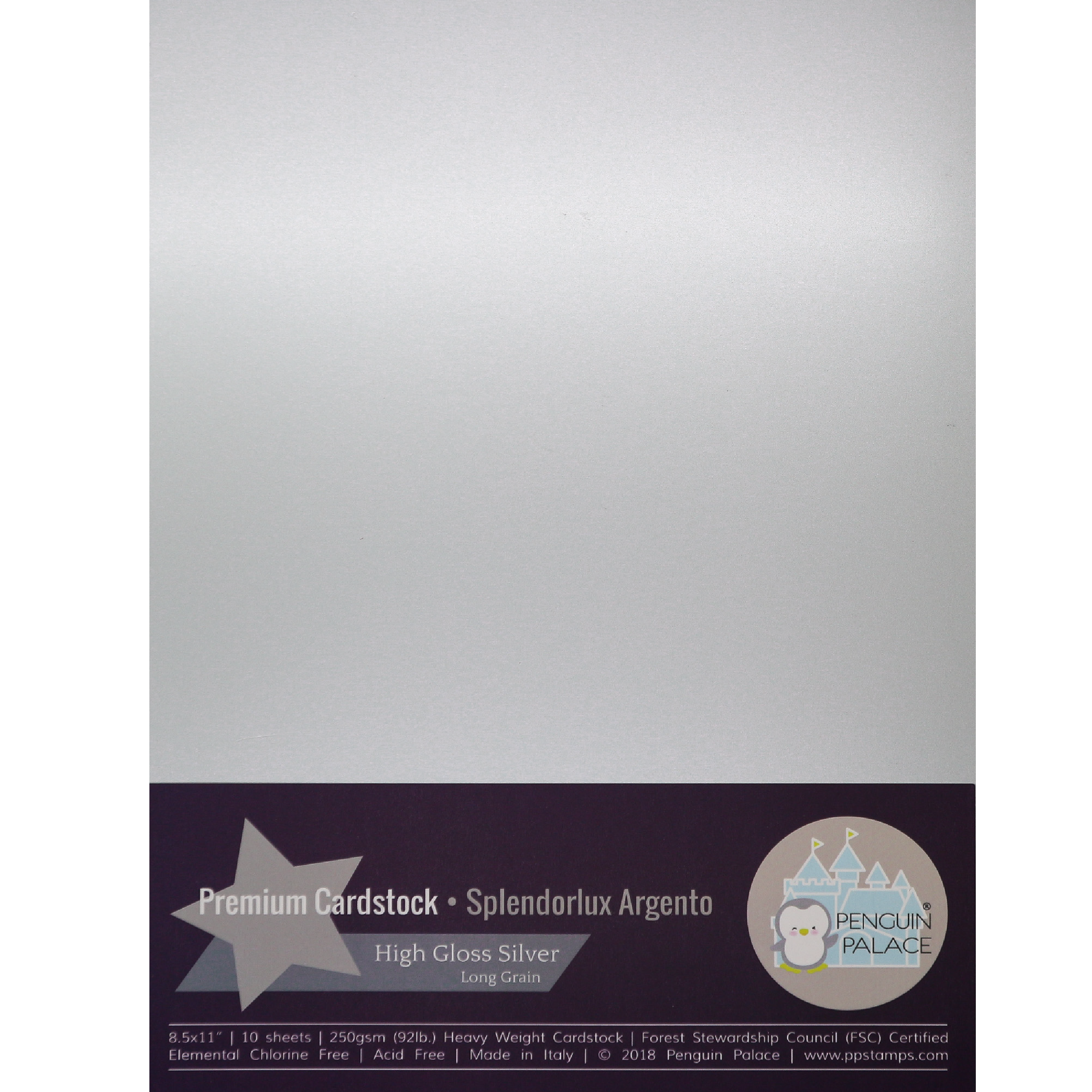 Splendorlux Argento - Heavyweight Premium Cardstock