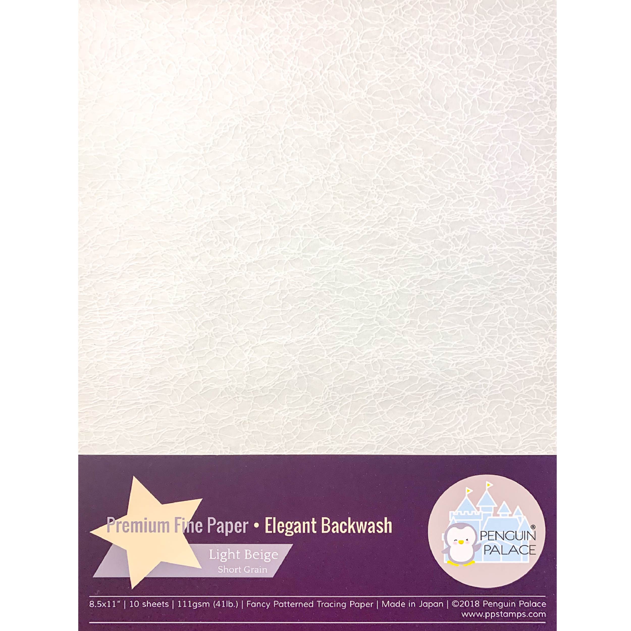 Elegant Backwash - Premium Fine Paper