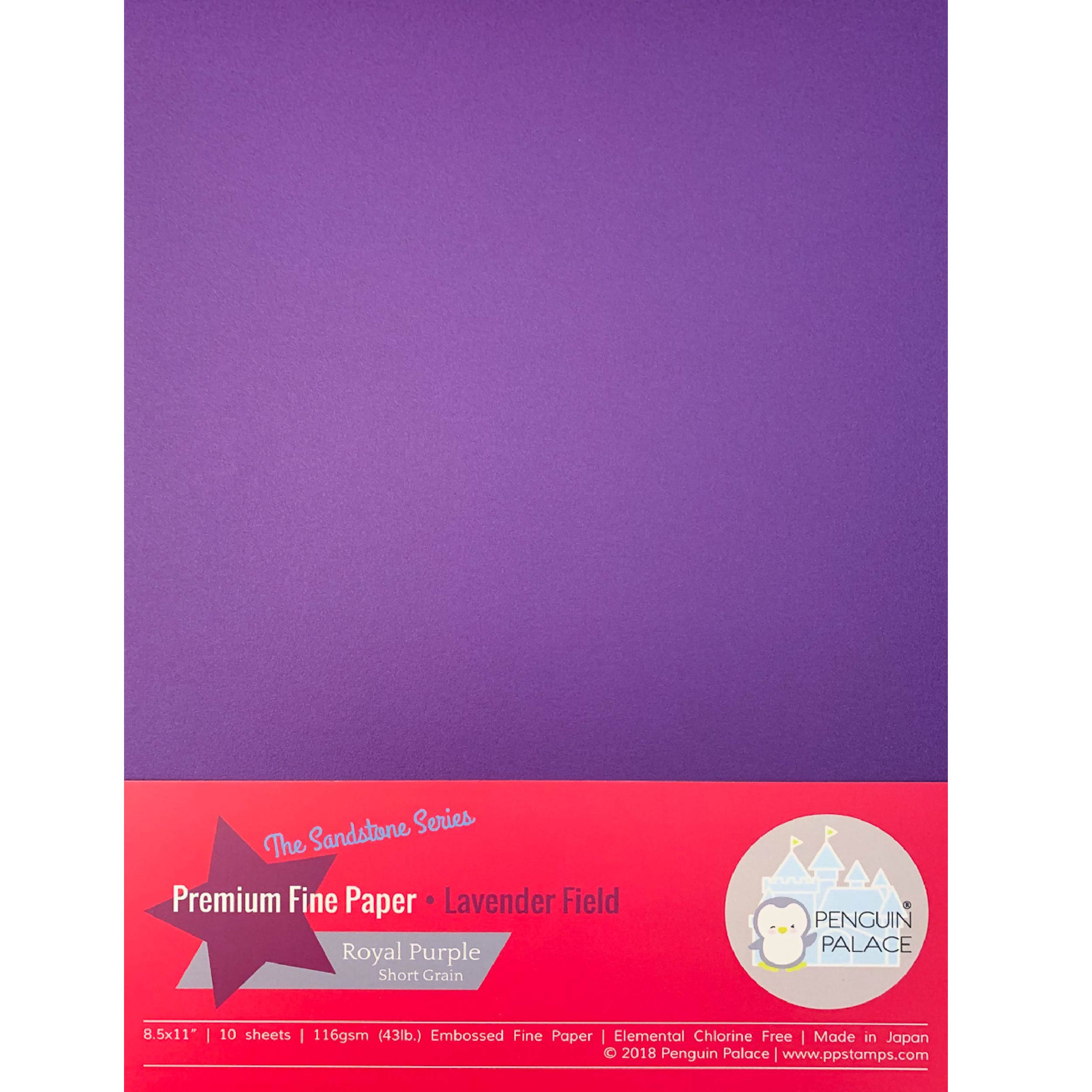 The Sandstone Series - Lavender Field - Premium Fine Paper