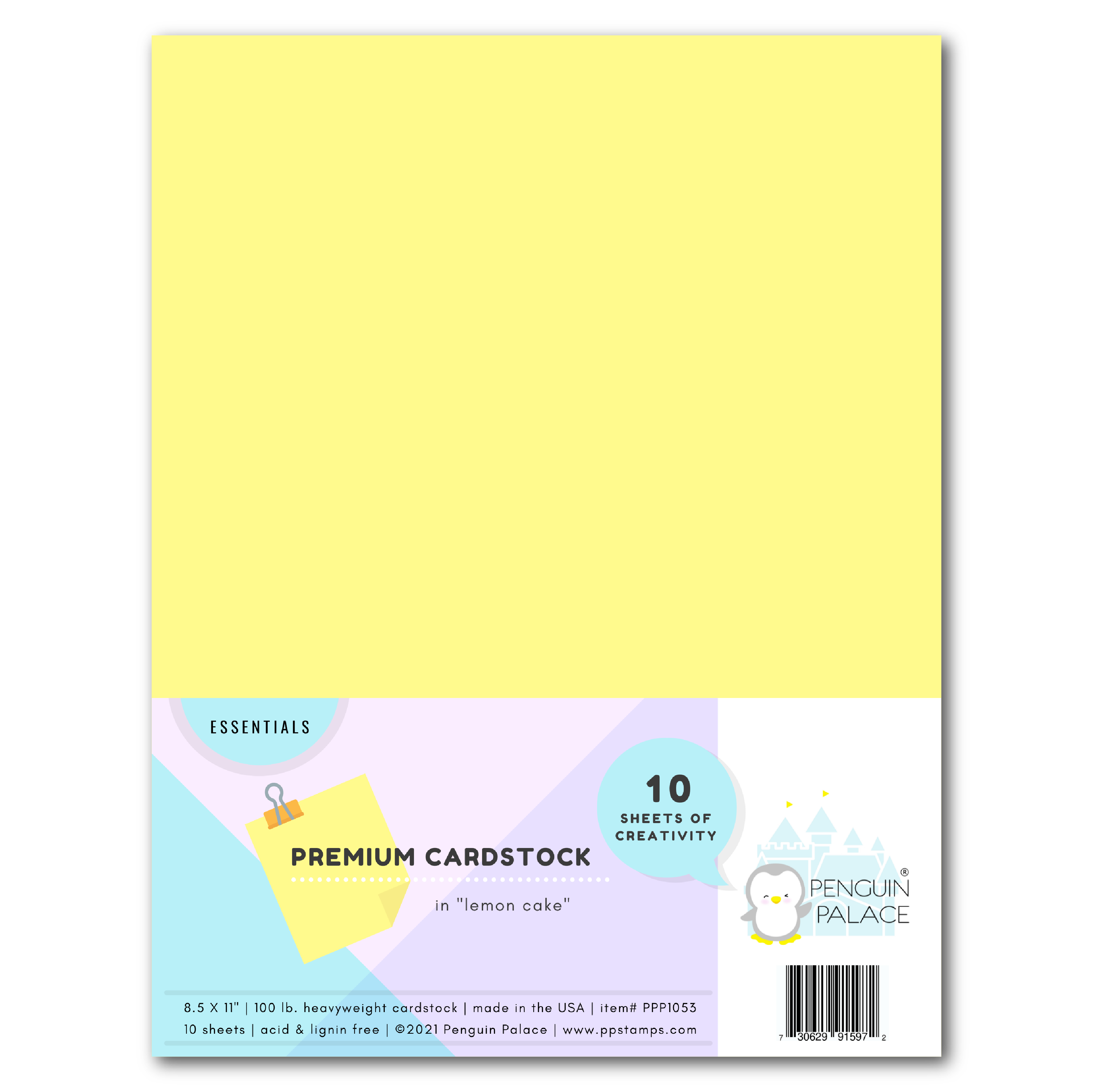 Lemon Cake - Heavyweight Premium Cardstock