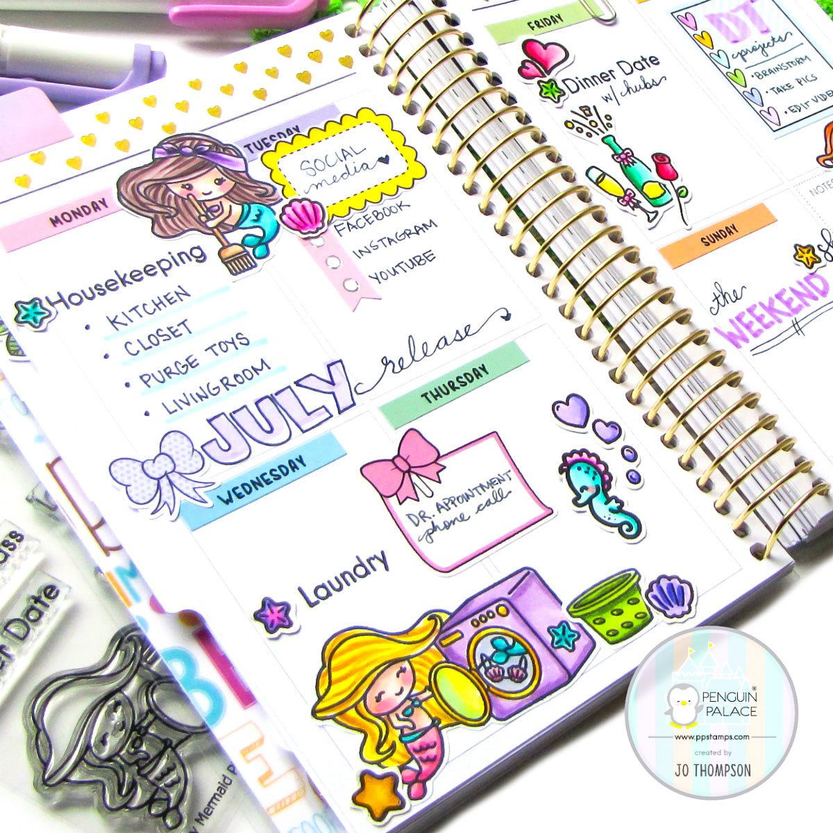 Pretty Mermaid Planner